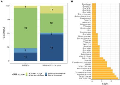 Meta-omic profiling reveals ubiquity of genes encoding for the nitrogen-rich biopolymer cyanophycin in activated sludge microbiomes